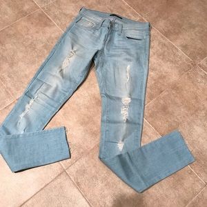 FLYING MONKEY Distressed Denim Jeans